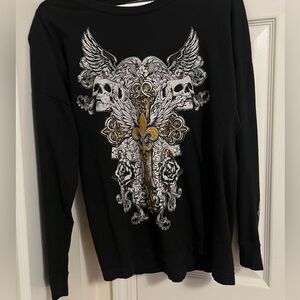 cute vintage skull long sleeve